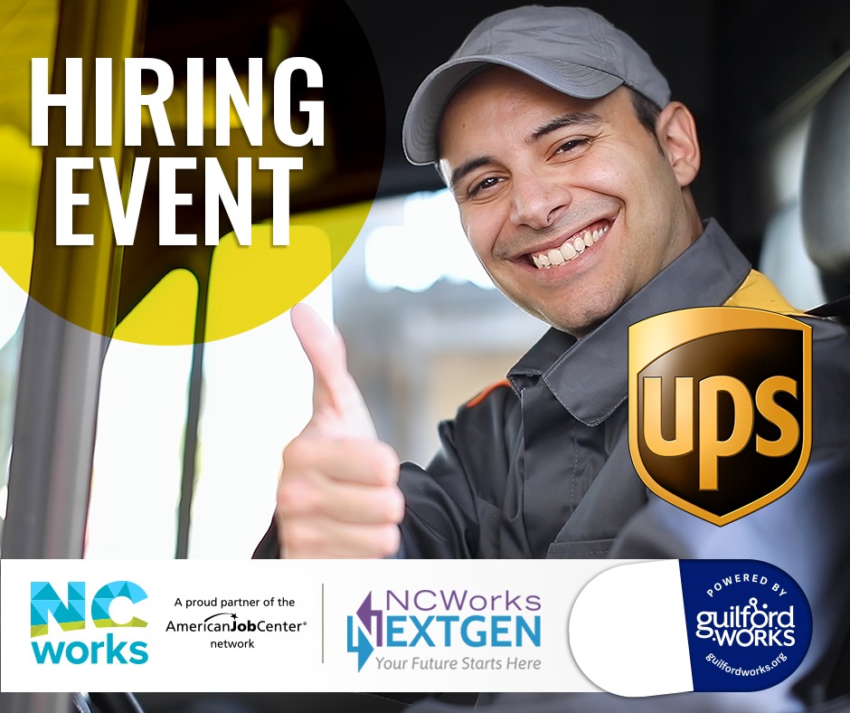 NCWorks/UPS Open-Air Hiring Event