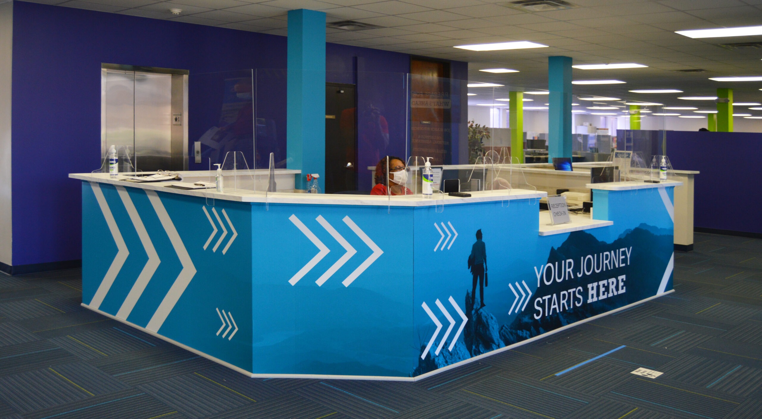 Entrance Reception Desk After
