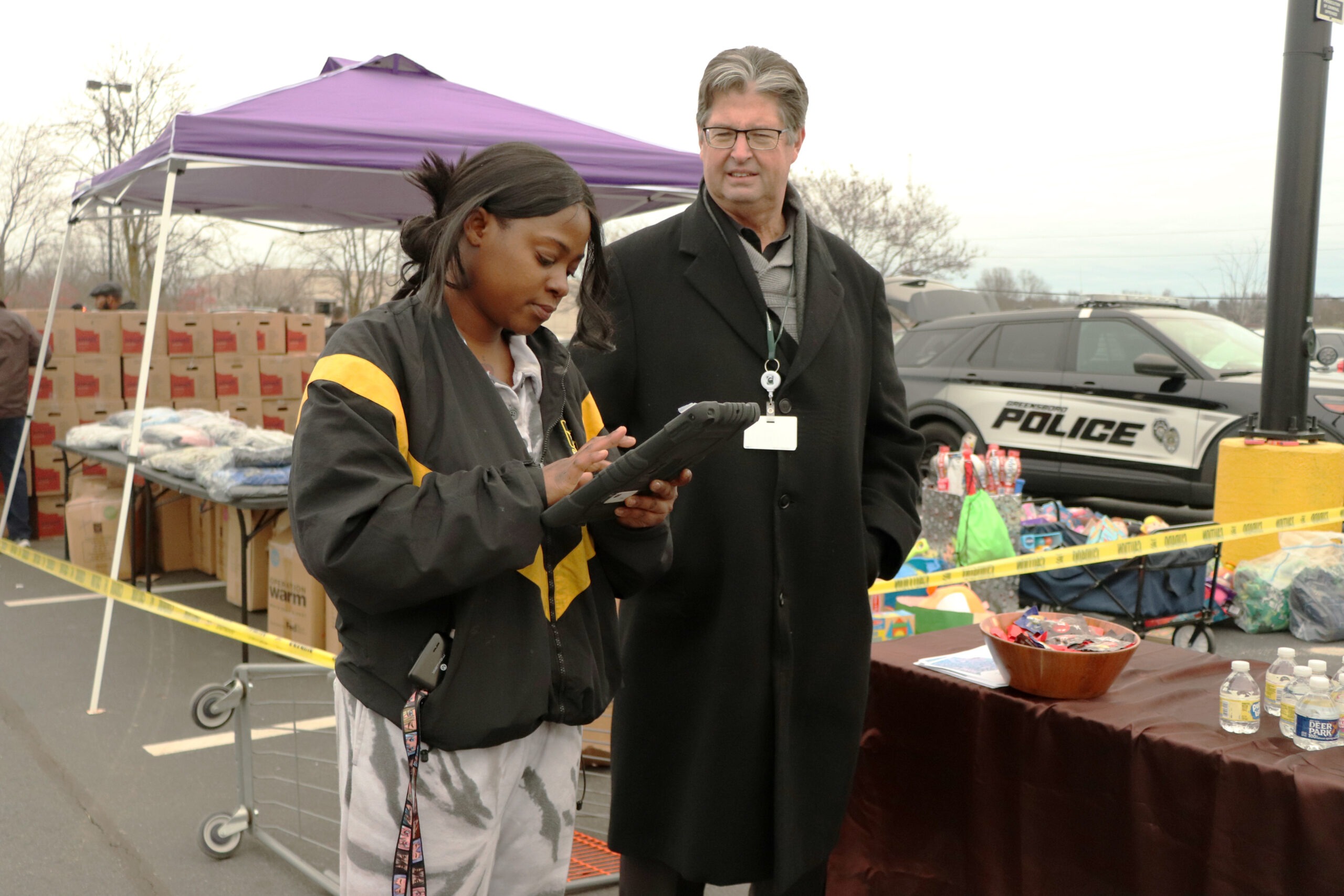 The CAREER Connections team during a local resource event sharing vital information with career seekers,